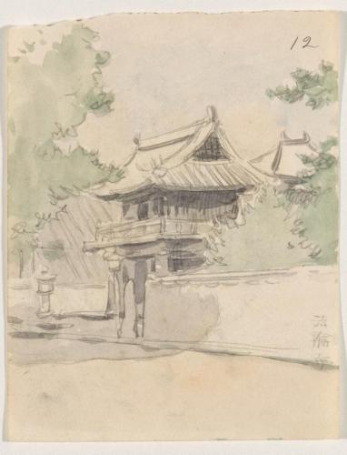 『未知草カード』[第五]より12「法輪寺」