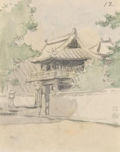 『未知草カード』[第五]より12「法輪寺」