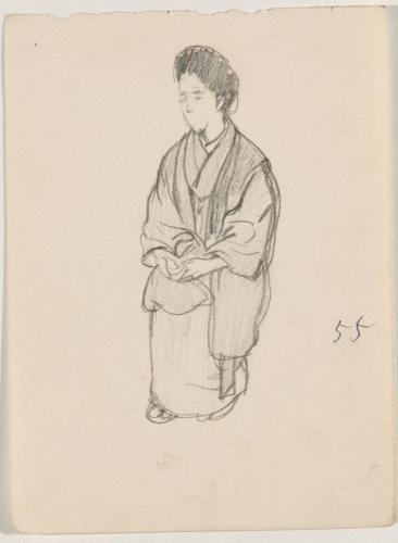 『未知草カード』[第五]より55［婦人］