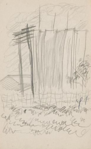 『未知草カード』第四より「四十一、布ほし場」