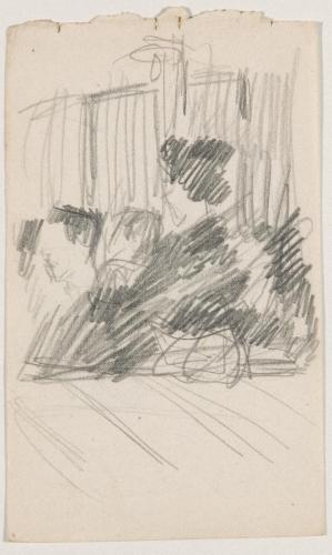 『未知草カード』第四より「四十五、田舎芝居にて」