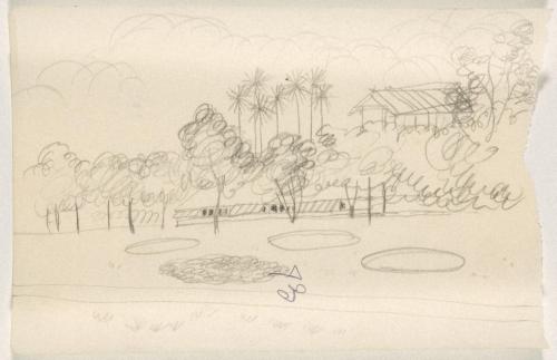 『未知草カード』第四より「七十三、植物園」