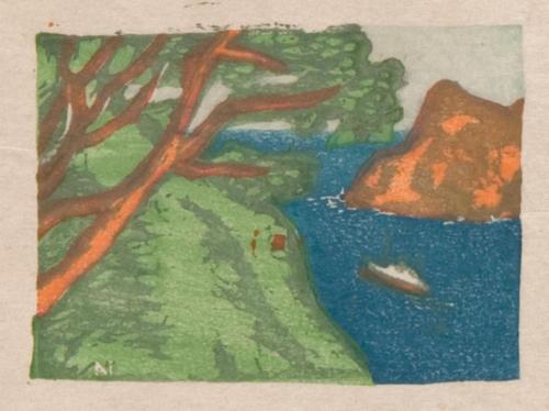 雑誌『新版画』第6号国立公園特輯号10南紀小品
