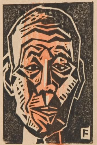 雑誌『新版画』第9号 一週年記念号 14 島のぢいさん