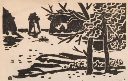 版画集『創作木版･南紀風景』2中扉