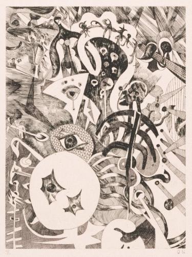 版画集『瑛九・銅版画 SCALE I』 2 あくまのおどり