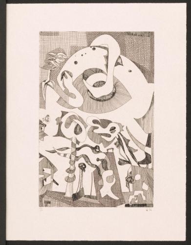 版画集『瑛九・銅版画 SCALE I』 5 都会