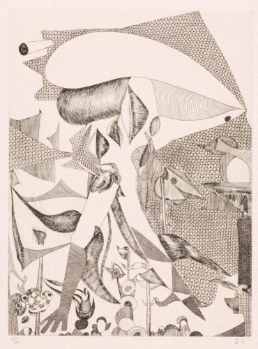 版画集『瑛九・銅版画 SCALE I』 8 くちびる