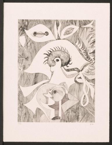 版画集『瑛九・銅版画 SCALE I』 12 叫び