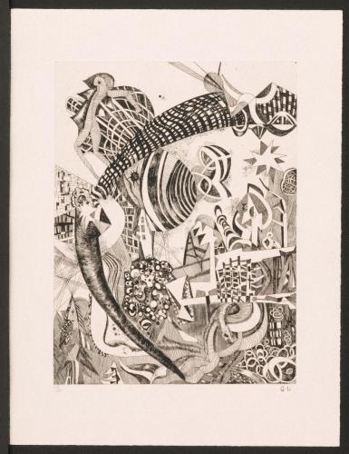 版画集『瑛九・銅版画 SCALE I』 16 いじわる