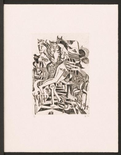 版画集『瑛九・銅版画 SCALE II』 2 あくま