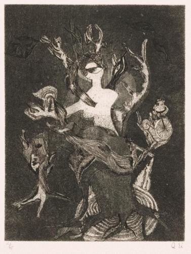版画集『瑛九・銅版画 SCALE II』 3 枝