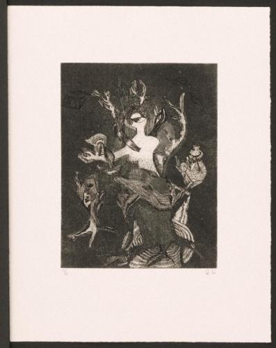 版画集『瑛九・銅版画 SCALE II』 3 枝