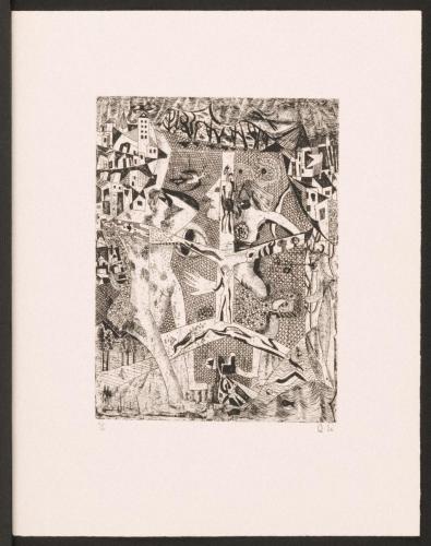 版画集『瑛九・銅版画 SCALE II』 4 街 B