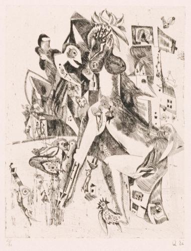 版画集『瑛九・銅版画 SCALE II』 8 コンプレックス