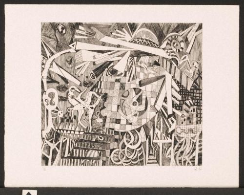 版画集『瑛九・銅版画 SCALE II』 14 小さなバレリ-ナ