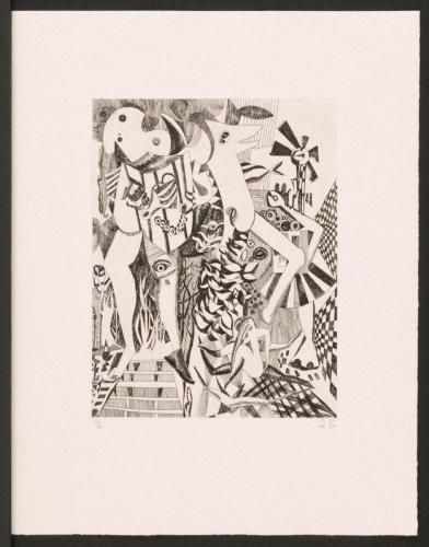 版画集『瑛九・銅版画 SCALE II』 15 森の思い出