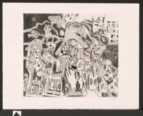 版画集『瑛九・銅版画 SCALE II』 25 指の物語