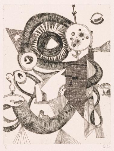 版画集『瑛九・銅版画 SCALE II』 27 筒