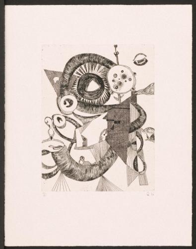 版画集『瑛九・銅版画 SCALE II』 27 筒