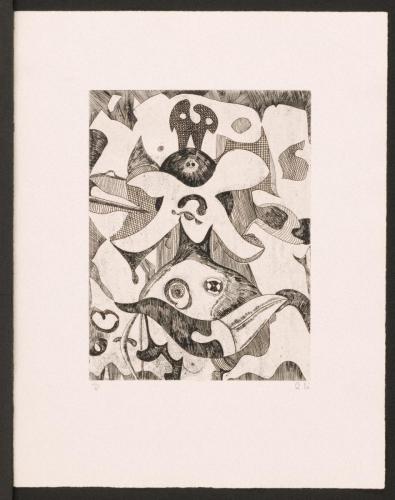 版画集『瑛九・銅版画 SCALE II』 29 女 B