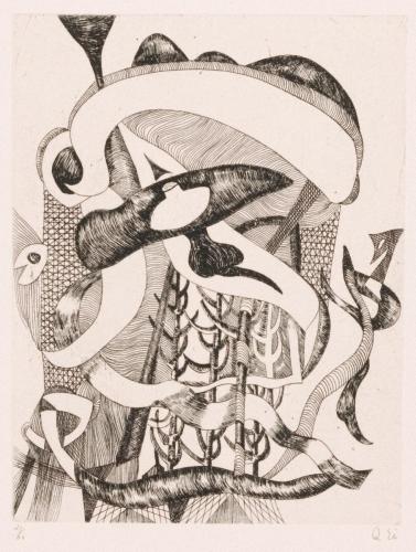 版画集『瑛九・銅版画 SCALE II』30 自然