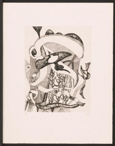 版画集『瑛九・銅版画 SCALE II』30 自然