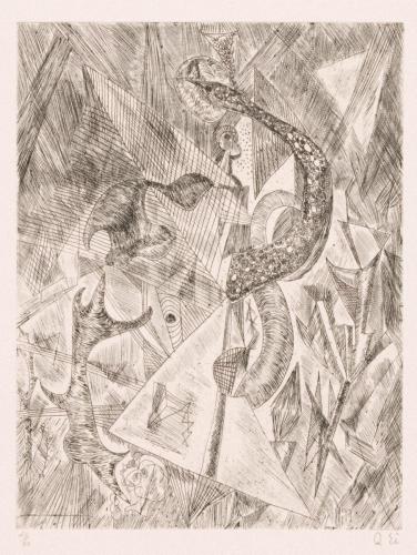 版画集『瑛九・銅版画 SCALE II』 32 影