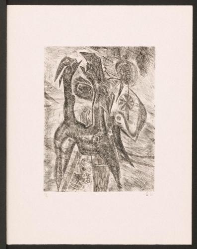 版画集『瑛九・銅版画 SCALE II』38いかり