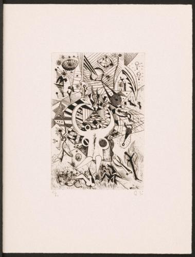 版画集『瑛九・銅版画 SCALE III』 10 散歩