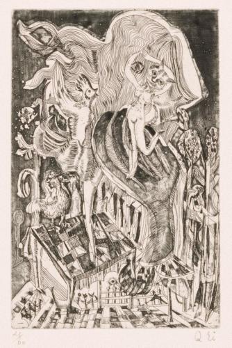 版画集『瑛九・銅版画 SCALE III』 11 無我