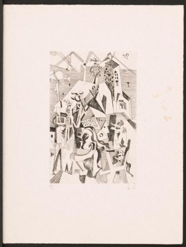 版画集『瑛九・銅版画 SCALE III』 14 母の手