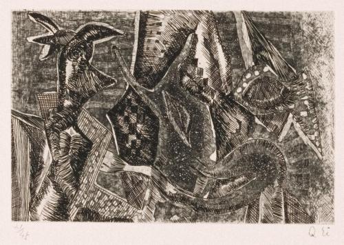 版画集『瑛九・銅版画 SCALE III』 20 欲望