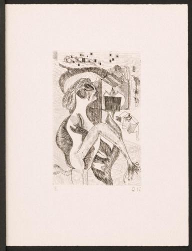 版画集『瑛九・銅版画 SCALE III』 22 女 A