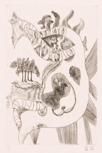 版画集『瑛九・銅版画 SCALE III』 24 おさな児