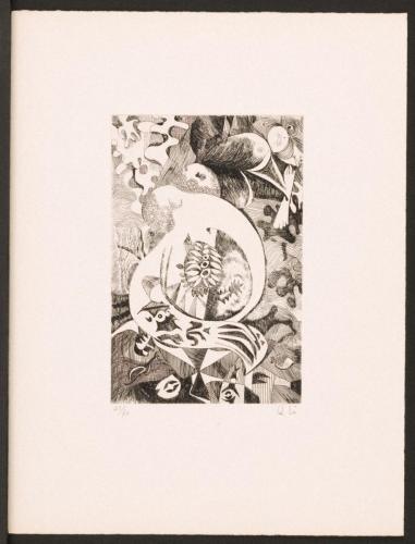 版画集『瑛九・銅版画 SCALE III』 25 海底
