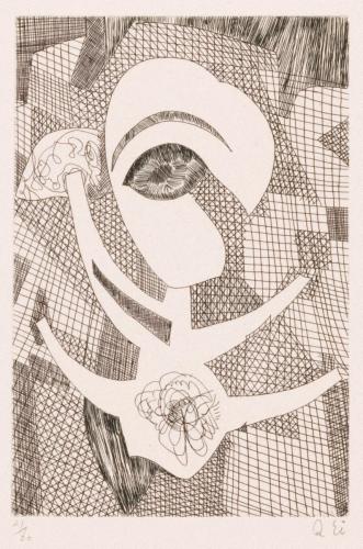 版画集『瑛九・銅版画 SCALE III』 28 古木