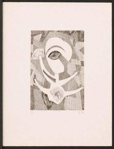 版画集『瑛九・銅版画 SCALE III』 28 古木