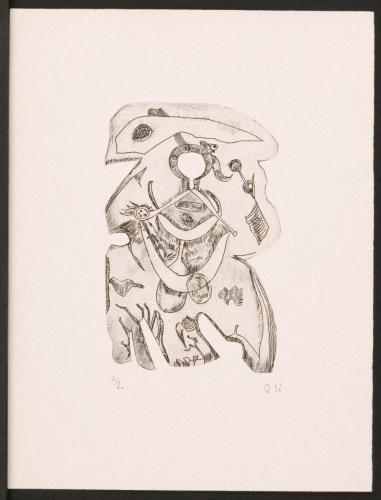 版画集『瑛九・銅版画 SCALE III』 30 人形