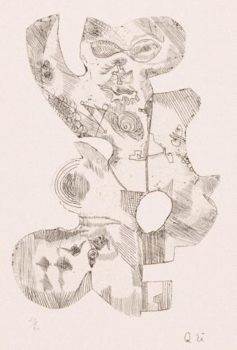 版画集『瑛九・銅版画 SCALE III』 31 鳥