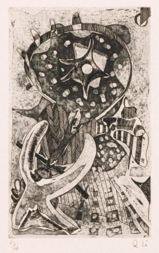 版画集『瑛九・銅版画 SCALE III』 35 貝