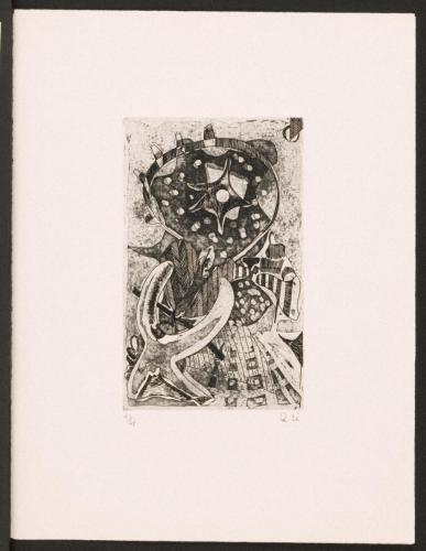 版画集『瑛九・銅版画 SCALE III』 35 貝