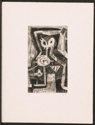 版画集『瑛九・銅版画 SCALE III』 36 夢のささやき