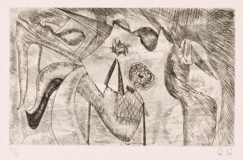 版画集『瑛九・銅版画 SCALE III』 37 湖の花