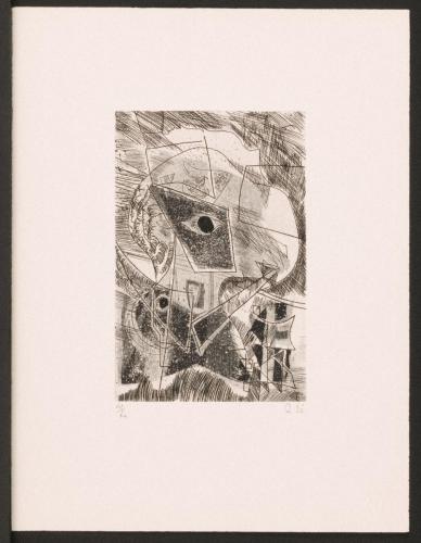 版画集『瑛九・銅版画 SCALE III』 41 風の眼