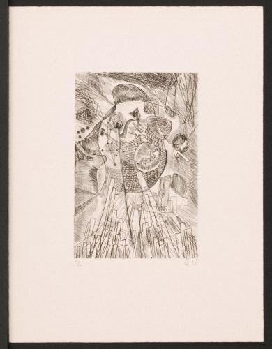 版画集『瑛九・銅版画 SCALE III』 44 都会