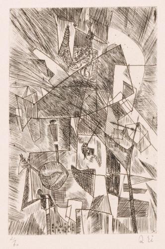 版画集『瑛九・銅版画 SCALE III』 45 リズム