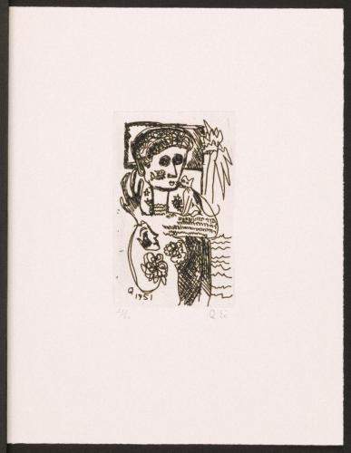 版画集『瑛九・銅版画 SCALE IV』 1 猫