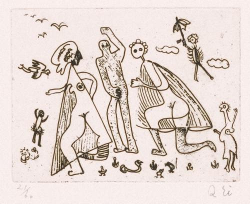 版画集『瑛九・銅版画 SCALE IV』 3 カーニバル