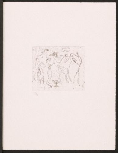 版画集『瑛九・銅版画 SCALE IV』 18 曲乗り